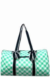 Quilted Duffle Bag- CHE2626/MINT